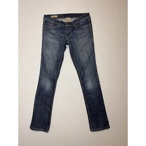 William Rast Jeans USA Rachel Skinny Women 27  ( 31 x 30.5 Actual)  Blue Denim